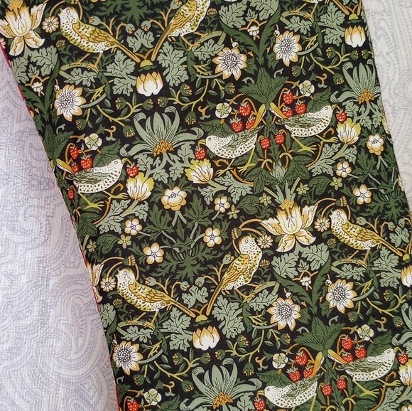 Liberty of London Art Fabric Christmas Stocking Strawberry Thief - Picture 5 of 11